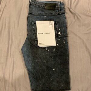 Purple Brand Relaxed Fit Men's Jeans - Black